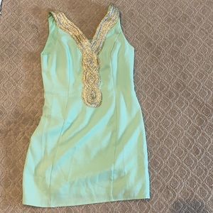 Mint green colored Pink Lily dress; never worn